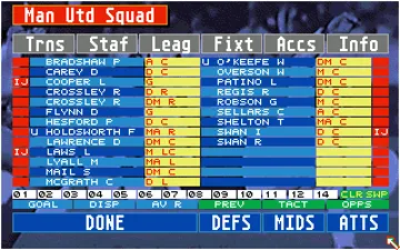 Championship Manager_Disk2 screen shot game playing